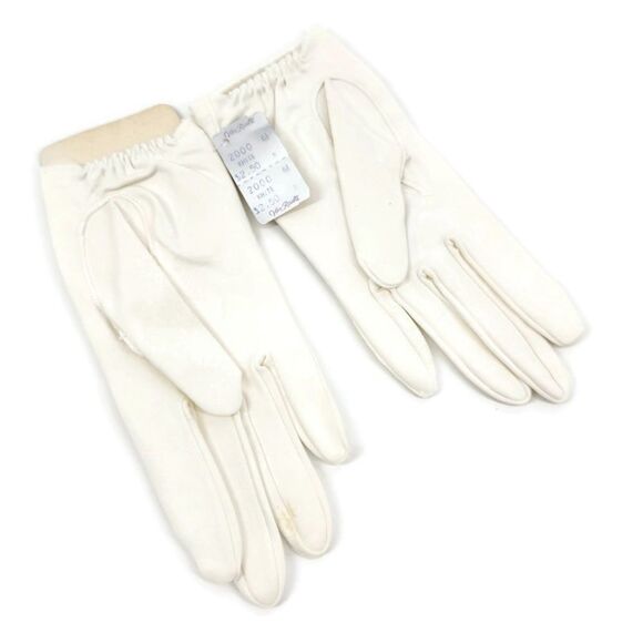 Van‎ Raalte Vintage Wrist Length Gloves White Size 6.5 Dead-stock NWT - Picture 1 of 7